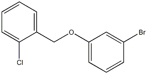 1-(3-bromophenoxymethyl)-2-chlorobenzene 结构式