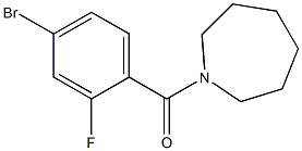 1-(4-bromo-2-fluorobenzoyl)azepane 结构式