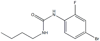 1-(4-bromo-2-fluorophenyl)-3-butylurea 结构式
