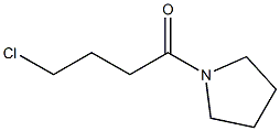 1-(4-chlorobutanoyl)pyrrolidine 结构式