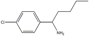 1-(4-chlorophenyl)pentan-1-amine 结构式