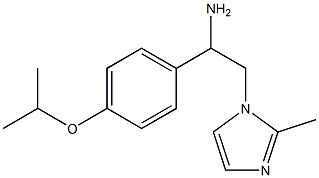 1-(4-isopropoxyphenyl)-2-(2-methyl-1H-imidazol-1-yl)ethanamine 结构式