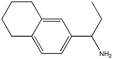 1-(5,6,7,8-tetrahydronaphthalen-2-yl)propan-1-amine 结构式