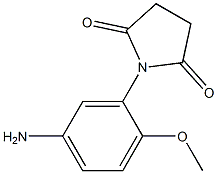 1-(5-amino-2-methoxyphenyl)pyrrolidine-2,5-dione 结构式