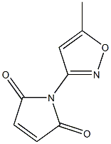 1-(5-methyl-1,2-oxazol-3-yl)-2,5-dihydro-1H-pyrrole-2,5-dione 结构式