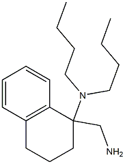 1-(aminomethyl)-N,N-dibutyl-1,2,3,4-tetrahydronaphthalen-1-amine 结构式