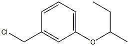1-(butan-2-yloxy)-3-(chloromethyl)benzene 结构式
