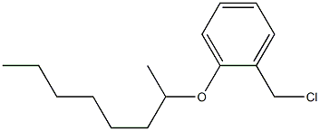 1-(chloromethyl)-2-(octan-2-yloxy)benzene 结构式