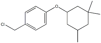 1-(chloromethyl)-4-[(3,3,5-trimethylcyclohexyl)oxy]benzene 结构式