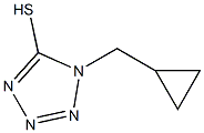 1-(cyclopropylmethyl)-1H-1,2,3,4-tetrazole-5-thiol 结构式