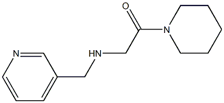 1-(piperidin-1-yl)-2-[(pyridin-3-ylmethyl)amino]ethan-1-one 结构式