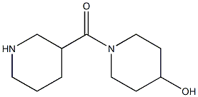 1-(piperidin-3-ylcarbonyl)piperidin-4-ol 结构式