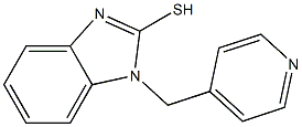 1-(pyridin-4-ylmethyl)-1H-1,3-benzodiazole-2-thiol 结构式