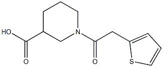 1-(thien-2-ylacetyl)piperidine-3-carboxylic acid 结构式