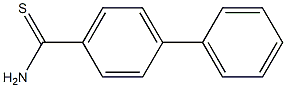 1,1'-biphenyl-4-carbothioamide 结构式