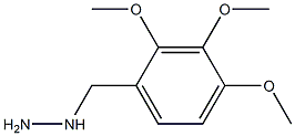 1-[(2,3,4-trimethoxyphenyl)methyl]hydrazine 结构式