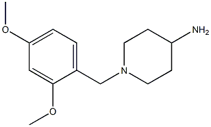 1-[(2,4-dimethoxyphenyl)methyl]piperidin-4-amine 结构式