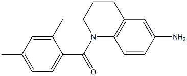 1-[(2,4-dimethylphenyl)carbonyl]-1,2,3,4-tetrahydroquinolin-6-amine 结构式