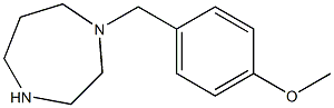 1-[(4-methoxyphenyl)methyl]-1,4-diazepane 结构式