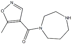 1-[(5-methylisoxazol-4-yl)carbonyl]-1,4-diazepane 结构式