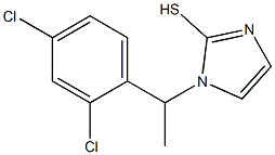 1-[1-(2,4-dichlorophenyl)ethyl]-1H-imidazole-2-thiol 结构式