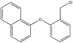 1-[2-(chloromethyl)phenoxy]naphthalene 结构式