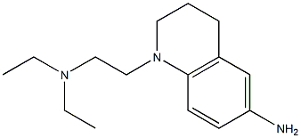 1-[2-(diethylamino)ethyl]-1,2,3,4-tetrahydroquinolin-6-amine 结构式