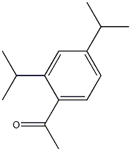 1-[2,4-bis(propan-2-yl)phenyl]ethan-1-one 结构式