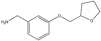 1-[3-(tetrahydrofuran-2-ylmethoxy)phenyl]methanamine 结构式