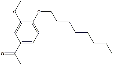 1-[3-methoxy-4-(octyloxy)phenyl]ethan-1-one 结构式