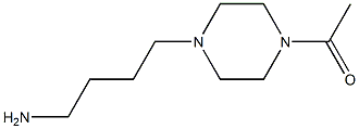 1-[4-(4-aminobutyl)piperazin-1-yl]ethan-1-one 结构式
