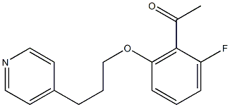1-{2-fluoro-6-[3-(pyridin-4-yl)propoxy]phenyl}ethan-1-one 结构式