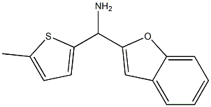 1-benzofuran-2-yl(5-methylthiophen-2-yl)methanamine 结构式