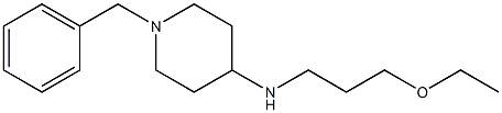 1-benzyl-N-(3-ethoxypropyl)piperidin-4-amine 结构式