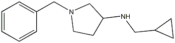 1-benzyl-N-(cyclopropylmethyl)pyrrolidin-3-amine 结构式