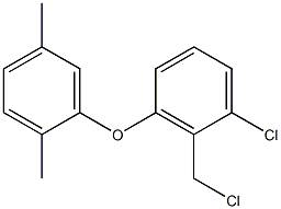 1-chloro-2-(chloromethyl)-3-(2,5-dimethylphenoxy)benzene 结构式