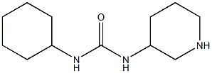 1-cyclohexyl-3-piperidin-3-ylurea 结构式