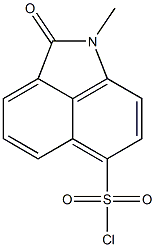 1-methyl-2-oxo-1,2-dihydrobenzo[cd]indole-6-sulfonyl chloride 结构式