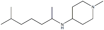 1-methyl-N-(6-methylheptan-2-yl)piperidin-4-amine 结构式