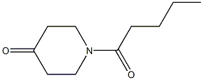 1-pentanoylpiperidin-4-one 结构式