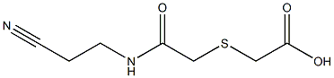 2-({[(2-cyanoethyl)carbamoyl]methyl}sulfanyl)acetic acid 结构式