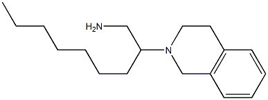 2-(1,2,3,4-tetrahydroisoquinolin-2-yl)nonan-1-amine 结构式