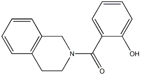 2-(1,2,3,4-tetrahydroisoquinolin-2-ylcarbonyl)phenol 结构式