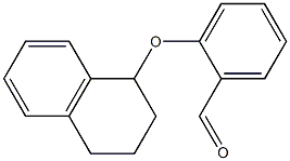 2-(1,2,3,4-tetrahydronaphthalen-1-yloxy)benzaldehyde 结构式