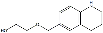 2-(1,2,3,4-tetrahydroquinolin-6-ylmethoxy)ethan-1-ol 结构式