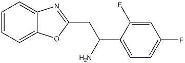 2-(1,3-benzoxazol-2-yl)-1-(2,4-difluorophenyl)ethan-1-amine 结构式