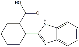2-(1H-benzimidazol-2-yl)cyclohexanecarboxylic acid 结构式