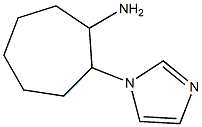 2-(1H-imidazol-1-yl)cycloheptanamine 结构式