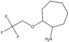 2-(2,2,2-trifluoroethoxy)cycloheptanamine 结构式