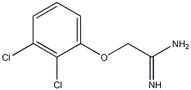 2-(2,3-dichlorophenoxy)ethanimidamide 结构式